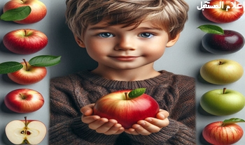 فوائد التفاح للأطفال 