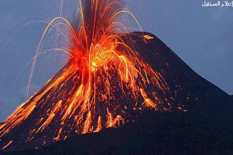 قشرة الارض هو اهتزاز البركان بنك أسئلة